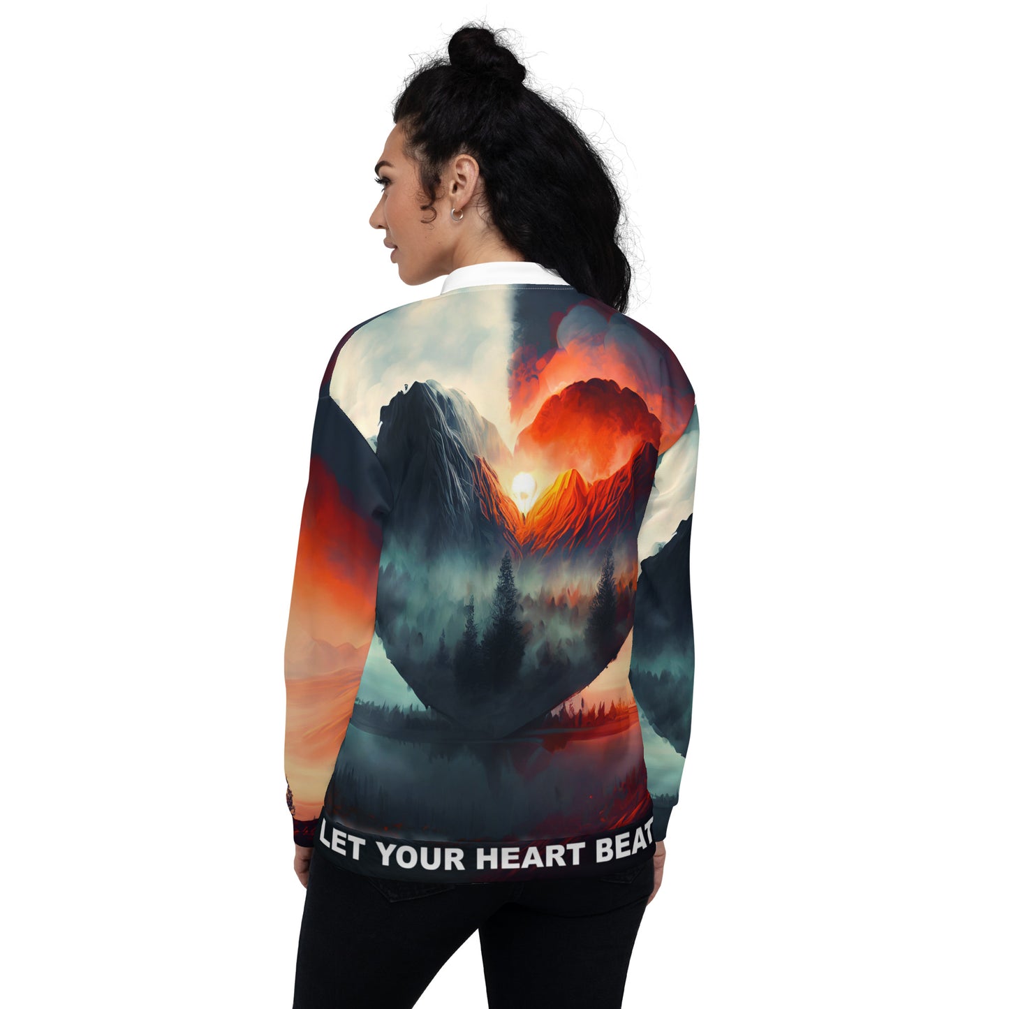 Hearbeat Bomber Jacket